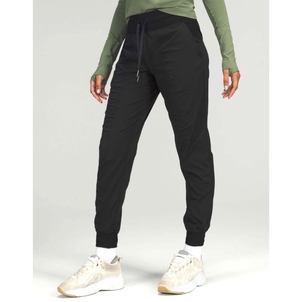 Lululemon Dance Studio Mid Rise Jogger 1st Release Black LW5ENMS Womens Size 6